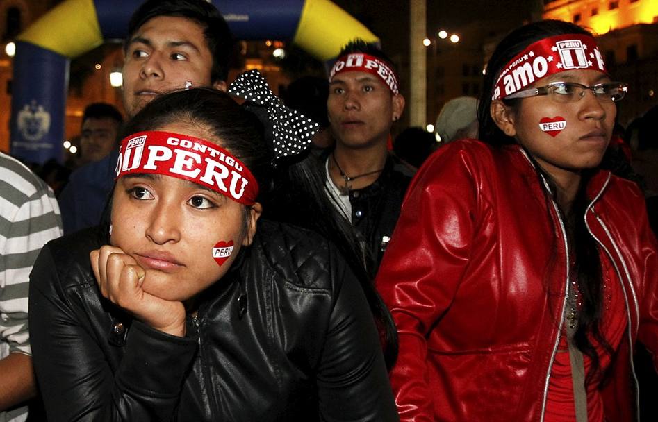 La delusione dei tifosi peruviani (Reuters)